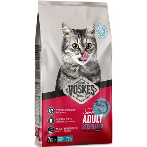 Voskes Adlut Sterilized Salmon 7kg - karma dla kotów wysterylizowanych Voskes