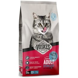 Voskes Adult Sterilized Salmon - sucha karma dla kota po sterylizacji z łososiem 2kg Voskes