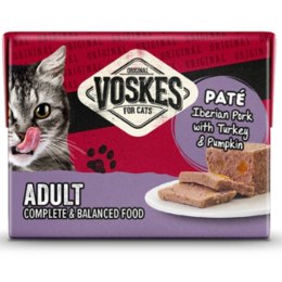 Voskes Iberian Pork With Turkey & Pumpkin - Mokra karma dla kota iberyjska z indykiem i dynią Voskes