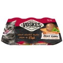 Voskes Jelly Cups Tuna & Prawn - galaretka z tuńczykiem i krewetkami przysmak dla kota 6x25g Voskes