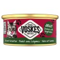 Voskes Jelly Wetfood Chicken With Vegetables - kurczak z warzywami w galarecie mokra karma dla kota 85g Voskes
