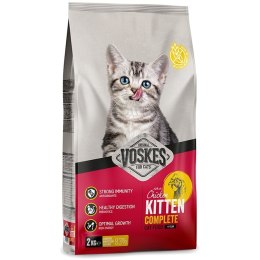 Voskes Kitten Chicken - sucha karma dla kociąt z kurczakiem 2kg Voskes