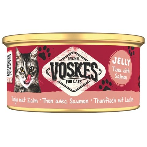Voskes Tuna With Salmon - tuńczyk z łososiem mokra karma dla kota 85g Voskes