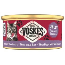 Voskes Tuna With Seabass - mokra karma dla kota tuńczyk z okoniem 85g Voskes