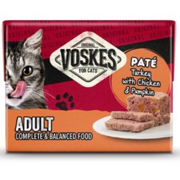 Voskes Turkey With Chicken & Pumpkin - Mokra karma dla kota z indykiem, kurczakiem i dynią Voskes