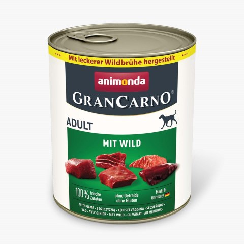 ANIMONDA GranCarno Adult Dziczyzna 400g Animonda