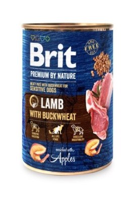 BRIT Premium by Nature Lamb with Buckwheat - mokra karma dla psa - 400 g Brit