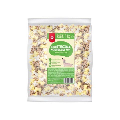Maced Ciastka Kostka Wanilia Mix - przysmak dla psa - 1 kg MACED