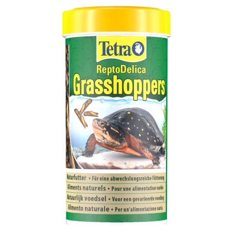 TETRA ReptoDelica Grasshoppers 250 ml naturalna przekąska dla żółwi wodnych (T193901)