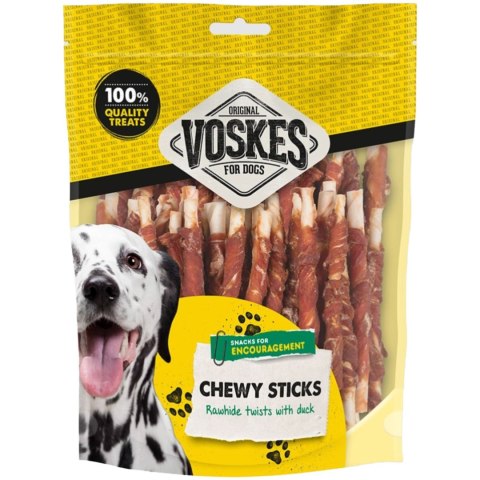 Voskes Rawhide sticks with duck 40pcs - przysmak dla psa Voskes
