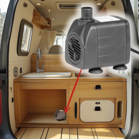 Kruger Meier HydroSpark All Connect - pompa wody 1500l/h 12V i 230V