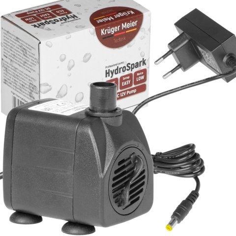 Kruger Meier HydroSpark All Connect - pompa wody 1500l/h 12V i 230V