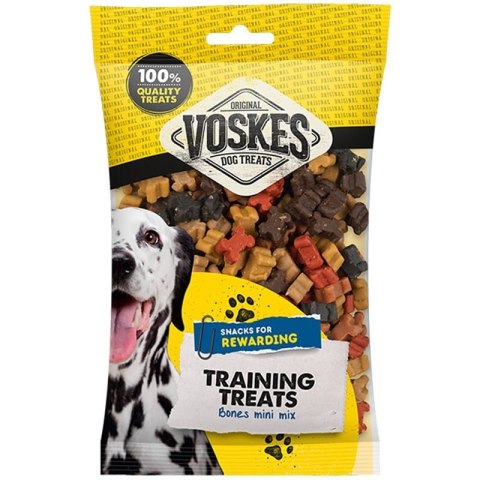 Voskes Training Treats Bones Mini Mix - przysmaki treningowe mini dla psa kości mix 200g Voskes