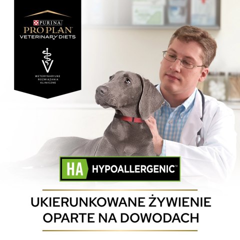 PRO PLAN Veterinary Diets HA Hypoallergenic Karma Sucha dla Psa 7 kg