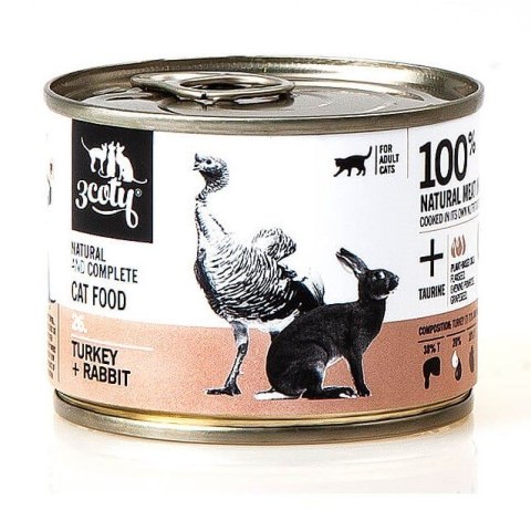 3Coty TURKEY + RABBIT for Adult cats 180g 3coty