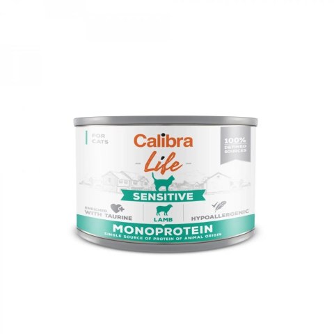 CALIBRA CAT life sensitive lamb 200g Calibra
