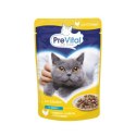 PREVITAL kurczak w sosie dla kotów 100g PREVITAL