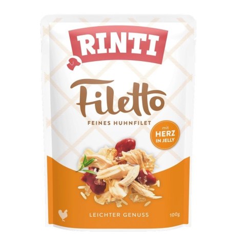 Rinti Filetto kurczak,serca drob. w galaretce 100g RINTI