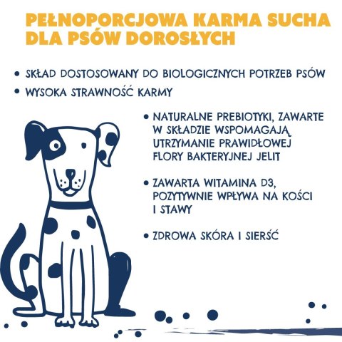 TEO bogata w drób Karma sucha dla psa 9kg Teo