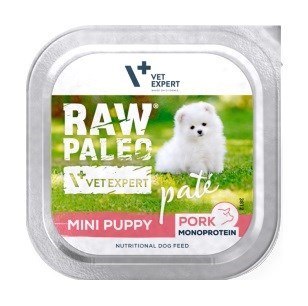 VetExpert Raw Paleo PORK Pate Mini Puppy 150g VetExpert