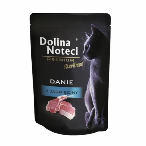 DOLINA NOTECI Premium Danie z jagnięciny koty sterilizowane 85g DOLINA NOTECI
