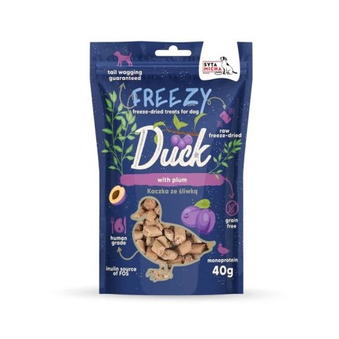 SYTA MICHA FREEZY Kaczka ze śliwą i suszonym tymiankiem przysmak dla psa 40g SYTA MICHA