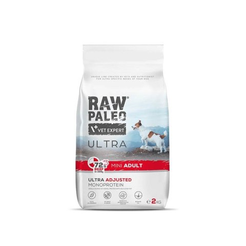 VetExpert Raw Paleo Ultra Wołowina Mini Adult 2kg VetExpert