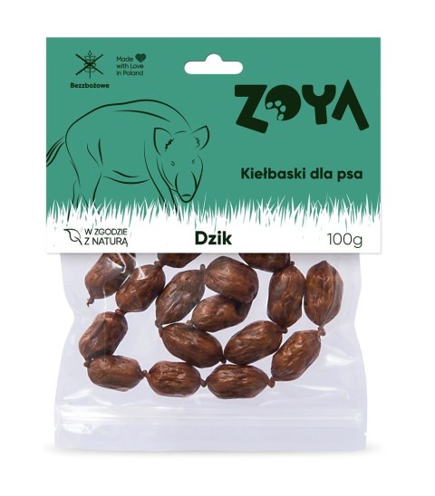 ZOYA Kabanos z dzika przysmak dla psów 7szt ZOYA