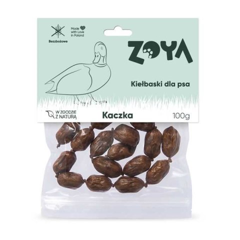 ZOYA Kiełbaski z kaczki przysmak dla psa 100g ZOYA