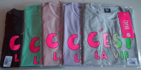 BLUZKA DZIEWCZĘCA C'EST LA VIE KR R.146-152 SALE BLUZKA DZIEWCZĘCA C'EST LA VIE KR R.146-152 SALE