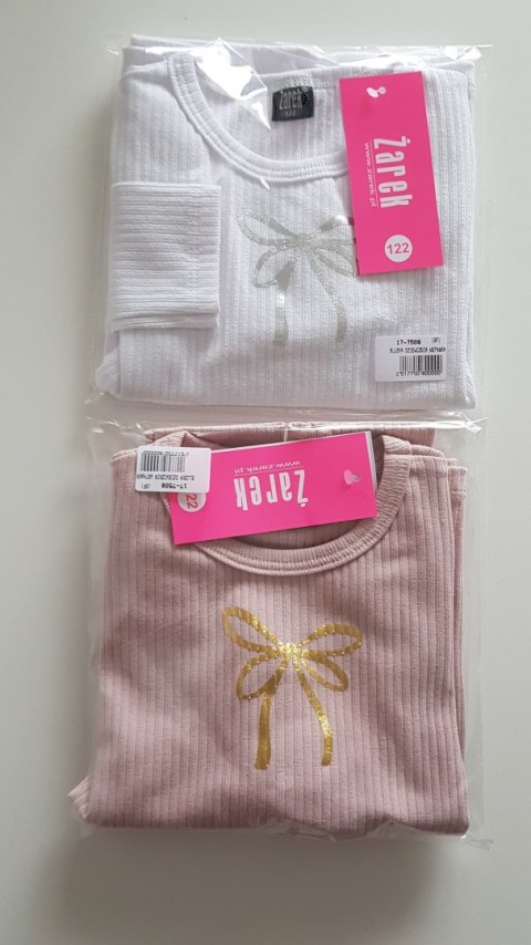 BLUZKA DZIEWCZĘCA KOKARDKA DR R.98-116 BLUZKA DZIEWCZĘCA KOKARDKA DR R.98-116