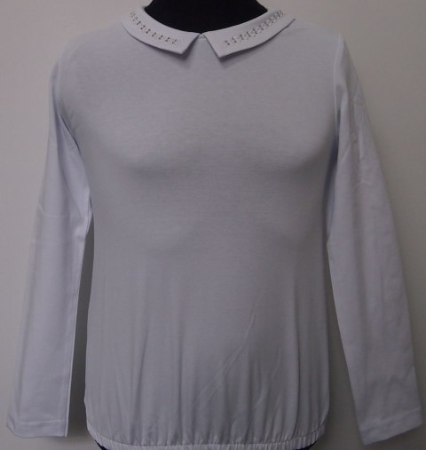 BLUZKA DZIEWCZĘCA Z KOŁNIERZYKIEM R.152-164 SALE BLUZKA DZIEWCZĘCA Z KOŁNIERZYKIEM R.152-164 SALE