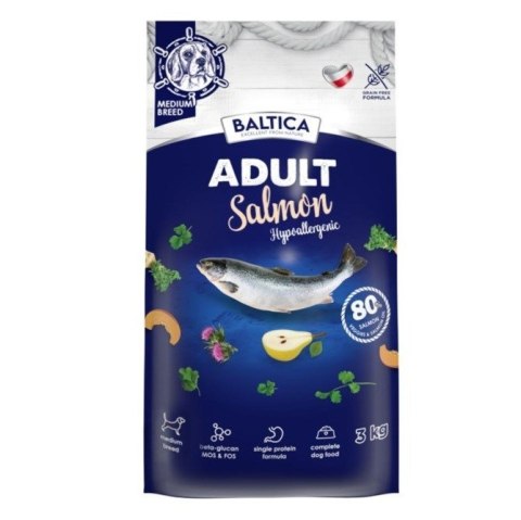 BALTICA EXCELLENT Adult Salmon Hypoallergenic M 3kg BALTICA