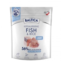 BALTICA NUTRACEUTIC Hypoallergenic Fish & Rice Light XS / S 1kg BALTICA