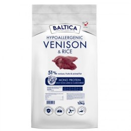 BALTICA NUTRACEUTIC Hypoallergenic Venison & rice L / XL 12kg BALTICA
