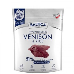 BALTICA NUTRACEUTIC Hypoallergenic Venison & rice XS / S 1kg BALTICA