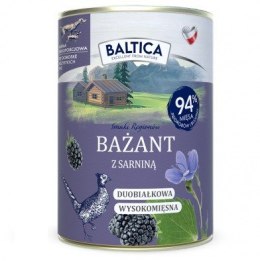 BALTICA SMAKI REGIONÓW Bażant z sarniną 400g BALTICA