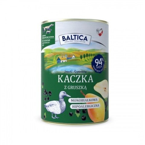 BALTICA SMAKI REGIONÓW Kaczka z gruszką 400g BALTICA