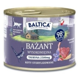 BALTICA SMAKI REGIONÓW Kot dorosły Bażant 185g 185g BALTICA