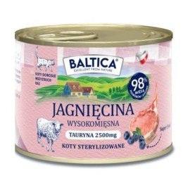 BALTICA SMAKI REGIONÓW Kot dorosły Jagnięcina 185g 185g BALTICA