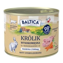 BALTICA SMAKI REGIONÓW Kot dorosły Królik 185g BALTICA