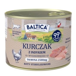 BALTICA SMAKI REGIONÓW Kot dorosły Kurczak z indykiem 185g BALTICA