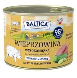 BALTICA SMAKI REGIONÓW Kot dorosły Wieprzowina 185g BALTICA