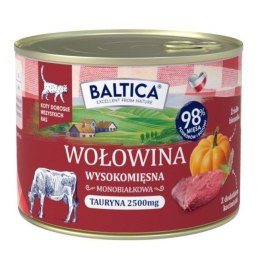 BALTICA SMAKI REGIONÓW Kot dorosły Wołowina z wątróbką 185g BALTICA