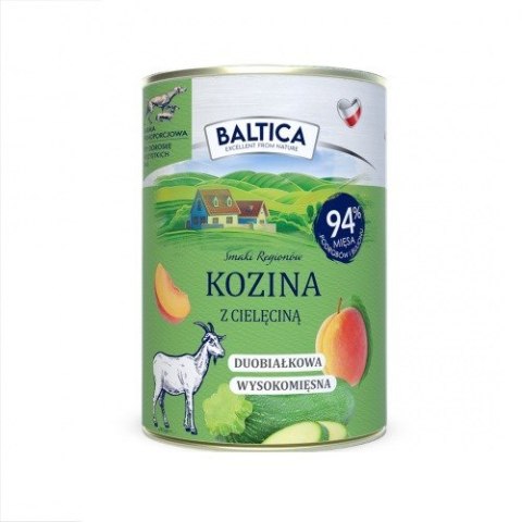 BALTICA SMAKI REGIONÓW Kozina z cielęciną 400g BALTICA