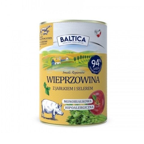 BALTICA SMAKI REGIONÓW Wieprzowina z jabłkiem 400g BALTICA