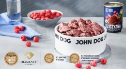 John Dog BERRY Adult dziczyzna z malinami 800g JOHN DOG