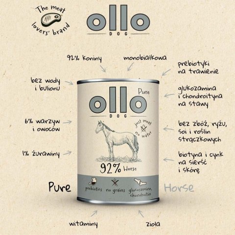 Ollo Pure Koń 400g OLLO