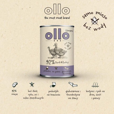 Ollo Umami Kaczka i Indyk 850g OLLO