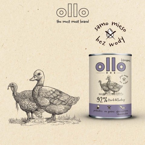 Ollo Umami Kaczka i Indyk 850g OLLO